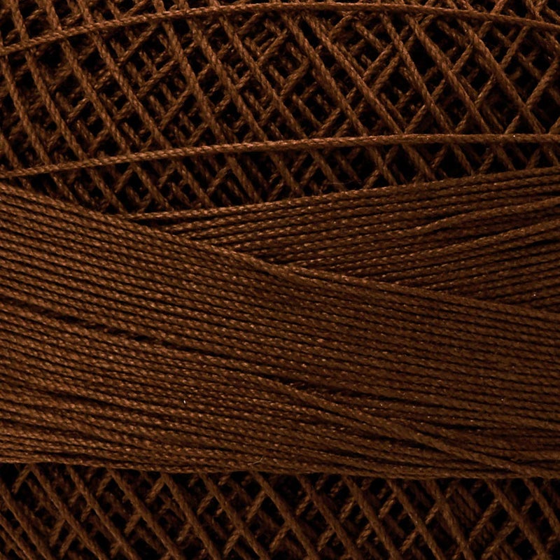 LIZBETH Handy Hands Lizbeth Premium Cotton Thread  Size 40  Mocha Brown Dark - Image 2